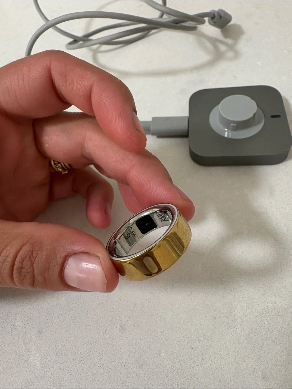 Oura Polished Gold Smart Health Ring